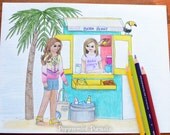 american girl doll lea clark coloring pages - photo #22