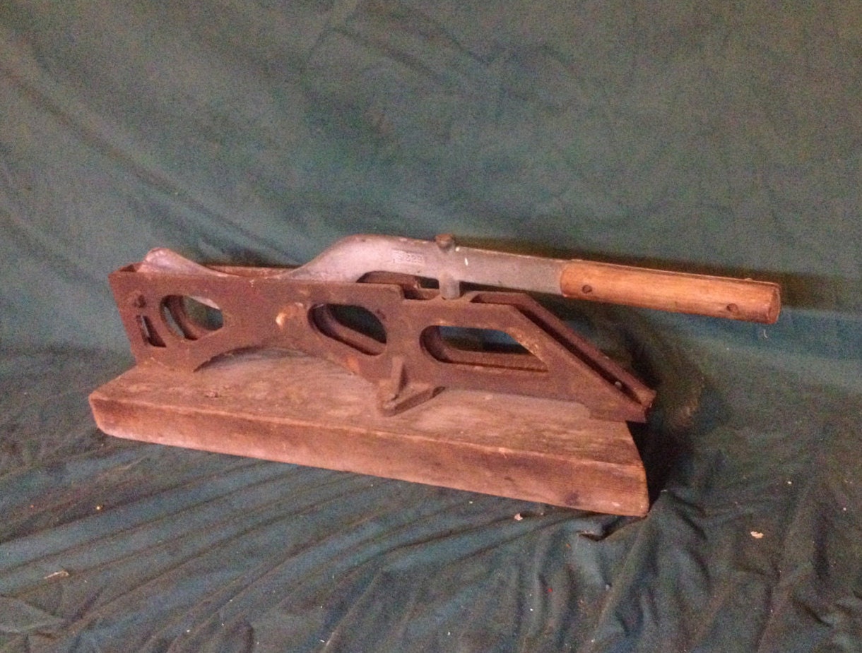 Unique Early Primitive Asbestos Shingle Tile Siding Cutter