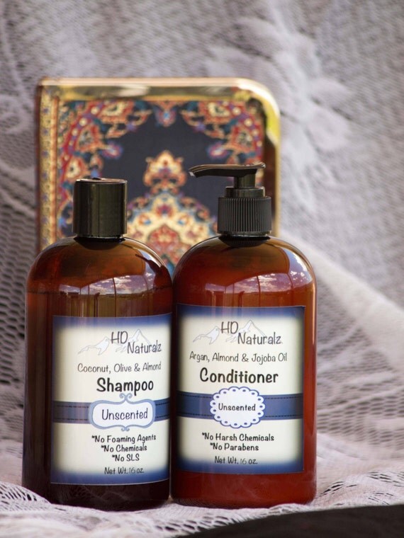 Natural Unscented Shampoo and Conditioner Hair Natural