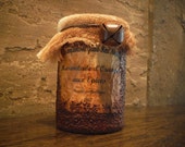 SALE - 15% OFF - Primitive Jar - Rustic Farmhouse Home Décor - Country Kitchen - French Vintage