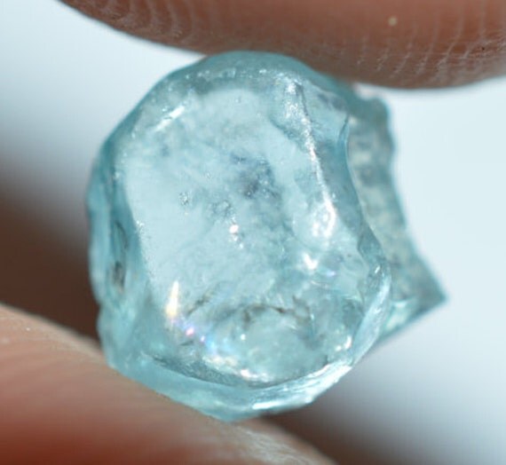 Rough Blue Color Zircon Crystal 347 CT 1PCs by JuicyMinerals47