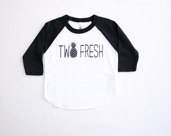two year old birthday shirt, two shirt, second birthday outfit, second birthday shirt, 2nd birthday gift, two fresh, pineapple birthday, tee