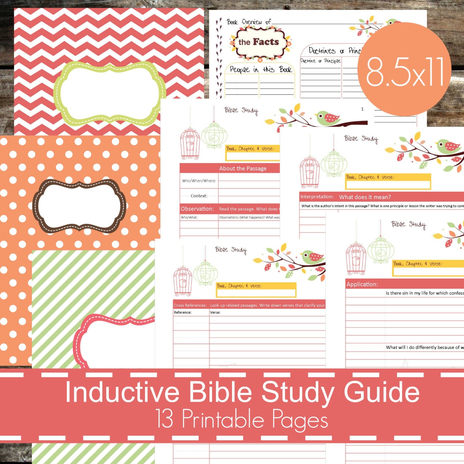 Inductive Bible Study Guide Printables PDF Christian bible