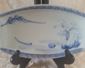 spoon rest with Chinese scene/spoon rest/chinese spoon rest