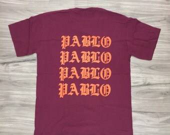 i feel like pablo shirt -the life of pablo-pablo shirt-yeezus-saint pablo-kanye west (Orange-Print)