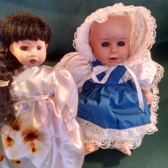 Vintage porcelain doll need new clothes by Vintagepetalpushers