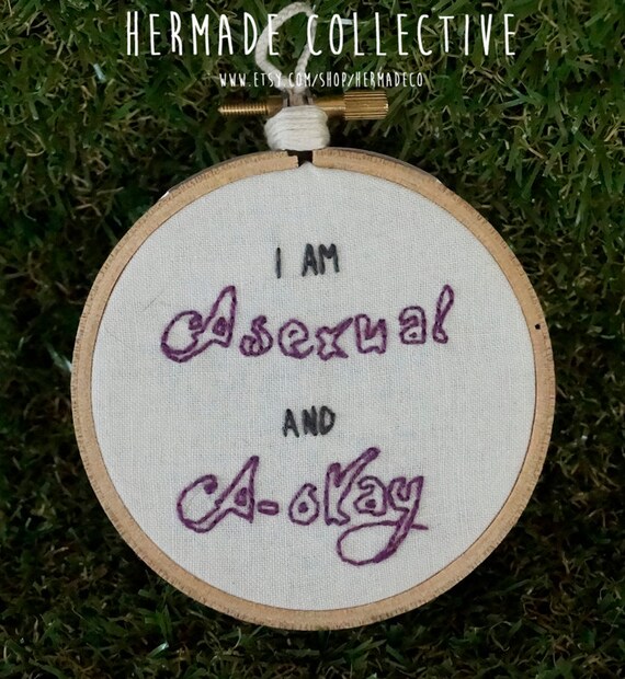 Items Similar To I Am Asexual And A Okay Asexuality Asexual Ace Pride Lgbtqia Quiltbag Lgbt