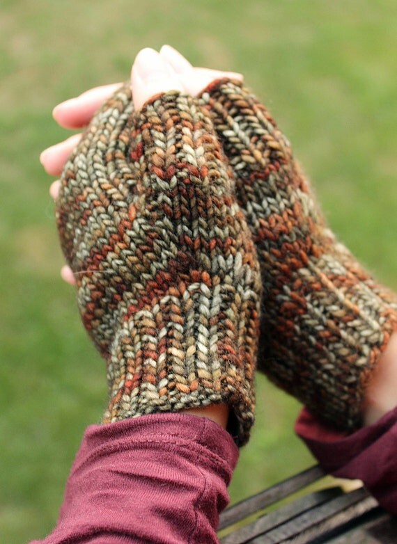 Knit Wool Hand Warmers Texting Gloves Wrist Warmers Fall