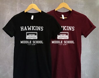 Hawkins Middle School AV Club Shirt - Stranger Things Shirt - Eleven Shirt - Barbara Shirt - Stranger Things Tee