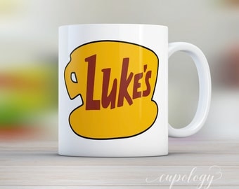 Luke's Mug, Luke's Diner Mug, Cute Coffee Cup, College Dorm Decor, Girls Birthday Gift for Her, Best Friend Mug, Mother Daughter Gift
