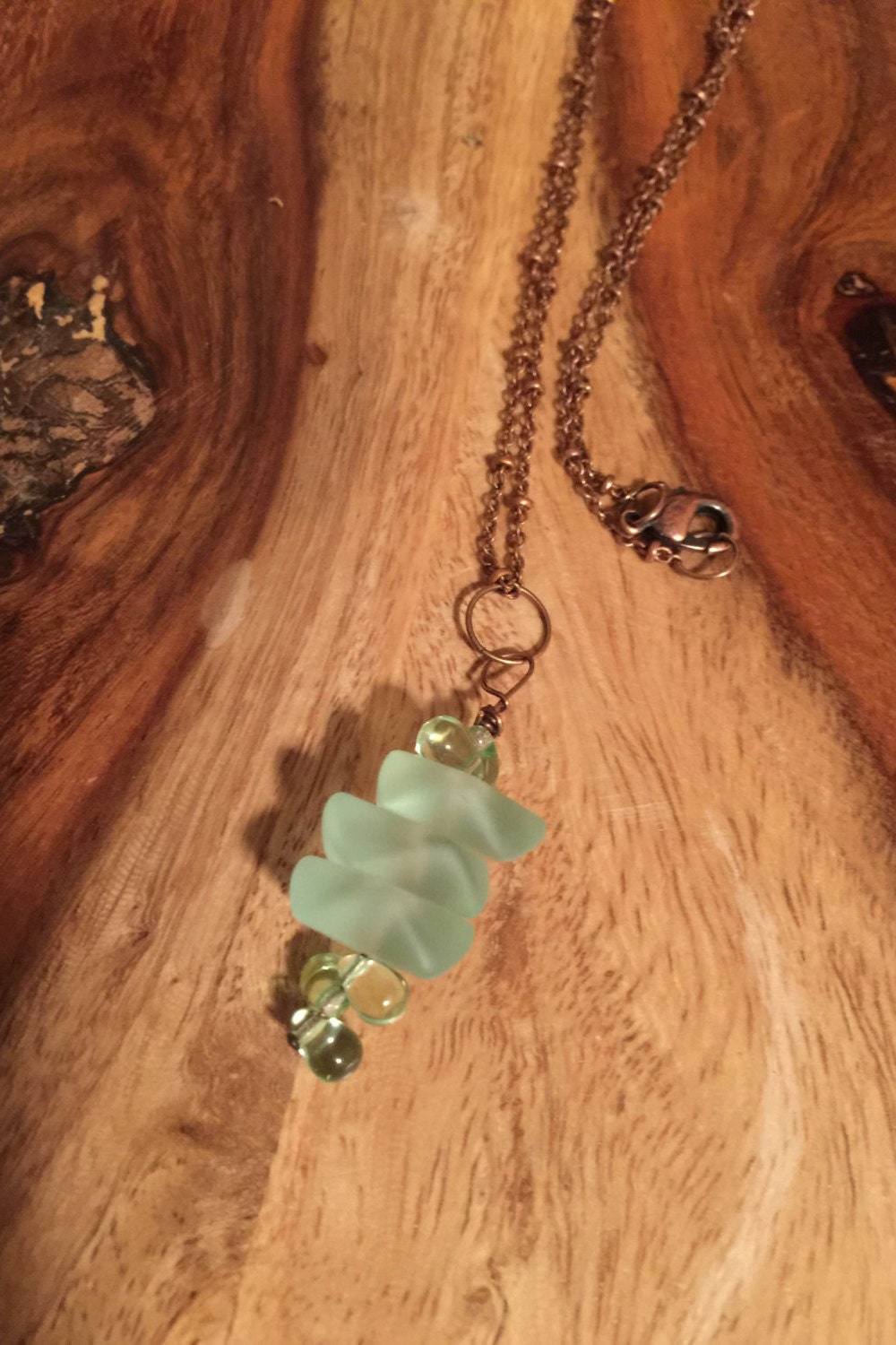 Sea Glass Pendant By Bijouandyou On Etsy