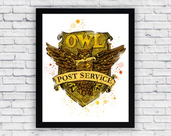 Download Owl post service | Etsy