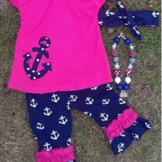 Baby Girl Clothes Toddler Girl Nautical By MoxieGirlBoutique