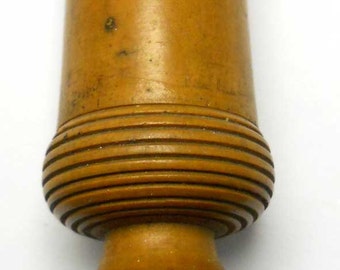 Wooden Needle Case Treen Antique