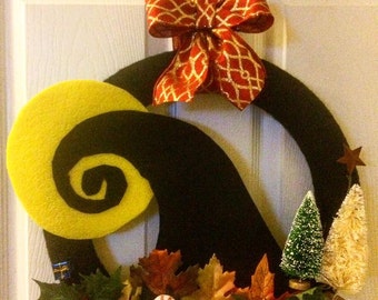A Nightmare before Christmas wreath
