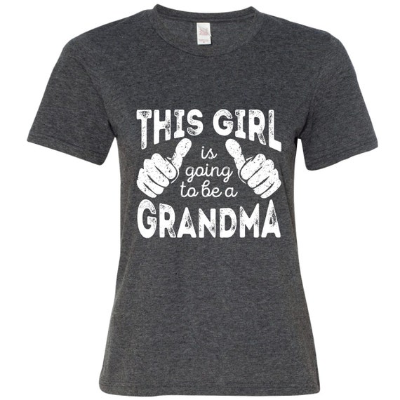 New Grandma Shirt Grandmother T-Shirt T Shirt Tee Womens