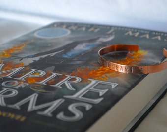Bracelet: "Fireheart" inspired by Throne of Glass