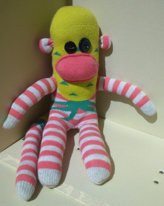 sock monkey doll