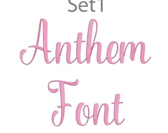 PES 50 Machine Embroidery design Fonts 50 SETS Monogram