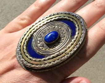 SALE!!!! Huge vintage tribal ring