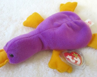 beanie baby purple platypus