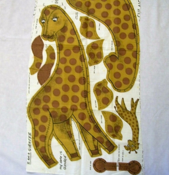 giraffe sewing pattern free