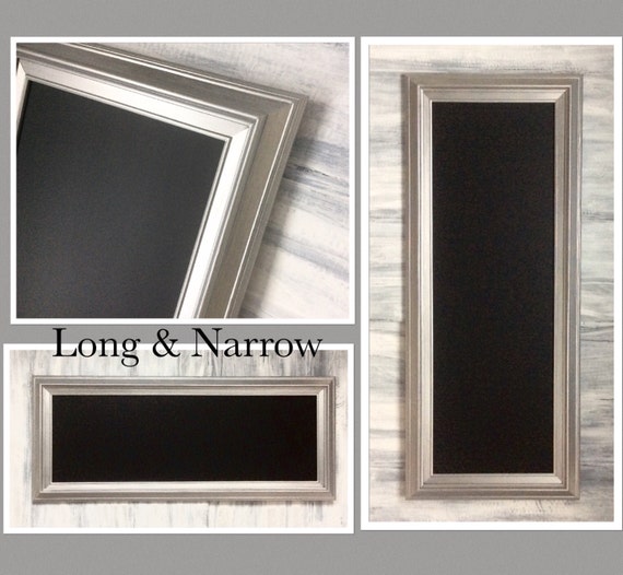 MODERN FRAMED Chalkboard Long and Narrow Kitchen by RevivedVintage