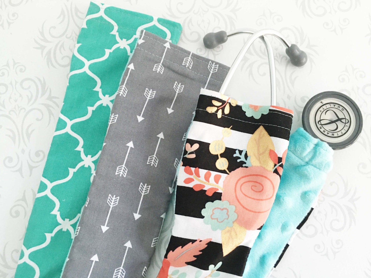 WHOLESALE 3 PACK Padded Stethoscope Cover Nurse Doctor