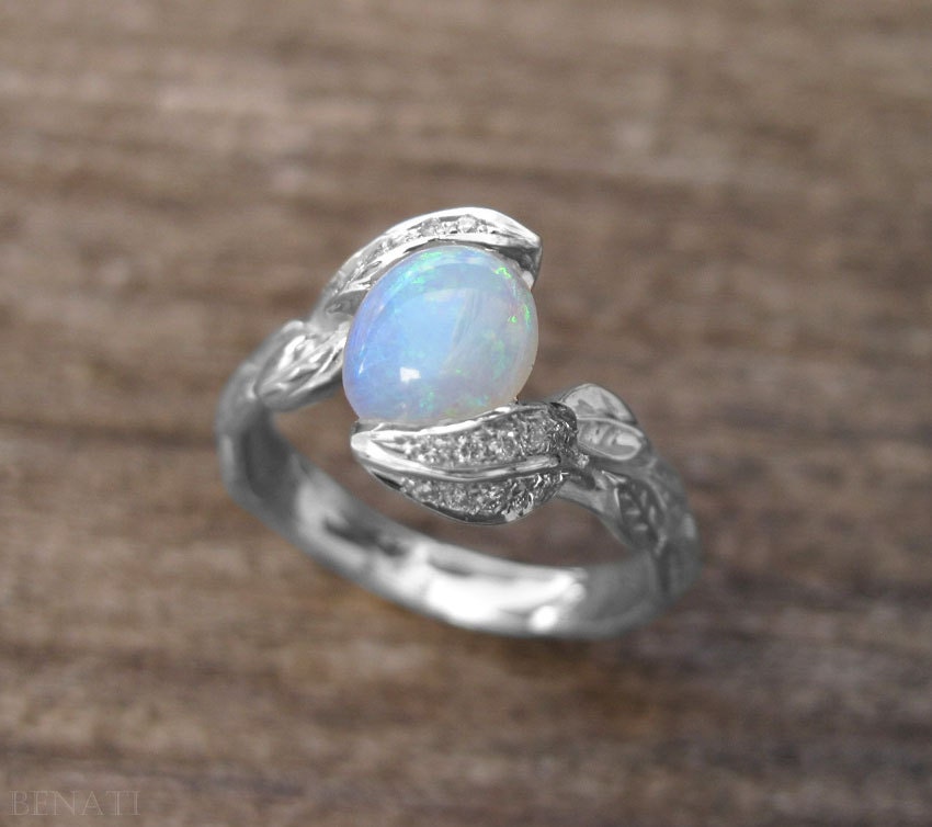 Famous opal engagement rings