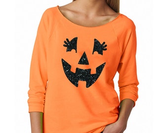 jack o lantern sweatshirt womens