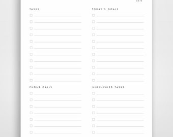 daily planner and to do list