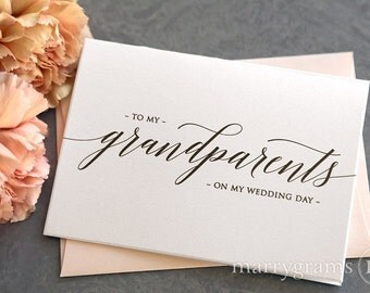 Wedding Card to Your Mom and Dad Parents of the by marrygrams