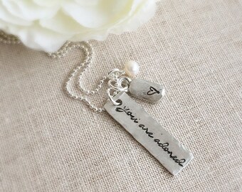 love necklace . heart necklace . Adored Necklace . Lovers Jewelry . handmade jewelry . girlfriend jewelry . mothers day . gift for mom