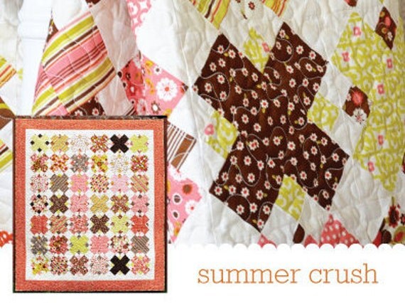 Pattern Crush Etsy | items similar to summer crush quilt pattern by prairie Pattern Crush Etsy | items similar to summer crush quilt pattern by prairie