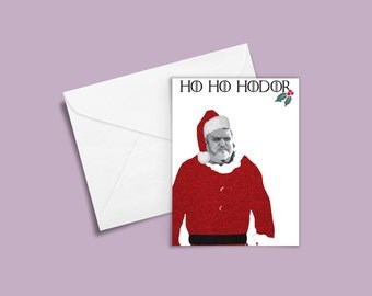 Ho Ho Hodor - Game of Thrones Christmas Card