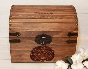 Wedding Card Box, Memory Box, Keepsake Box, Advice Box, Rustic Wedding, Card Boxes, Wedding Shower Gift, Gifts For the Couple, Chic