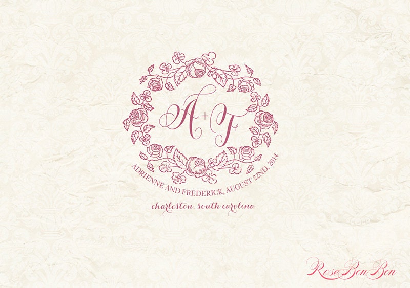 Custom Wedding Monogram Wedding logo