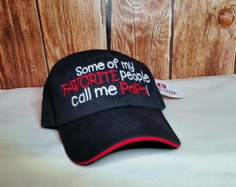 Grandpa Hat, Dad Hat, Favorite People Hat, Great Dads Hat, Hat Perfect for Grandpa, Birthday or Father's Day