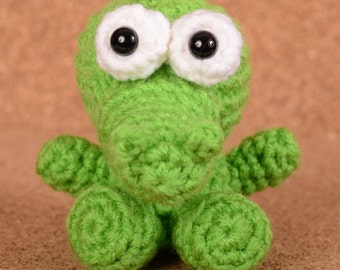 Mini Tik-Tok the Crocodile Crochet Toy Doll