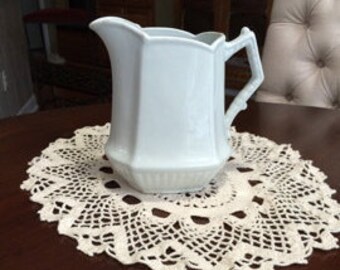 Pitcher - H Burgess Burslem Ironstone China
