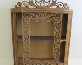 Homco, Homco 3609, Homco Shadow Box, Homco Curio Cabinet, Syroco Shelf, Syroco Curio Cabinet Syroco 3609 Curio Cabinets Shadow Boxes Shelves