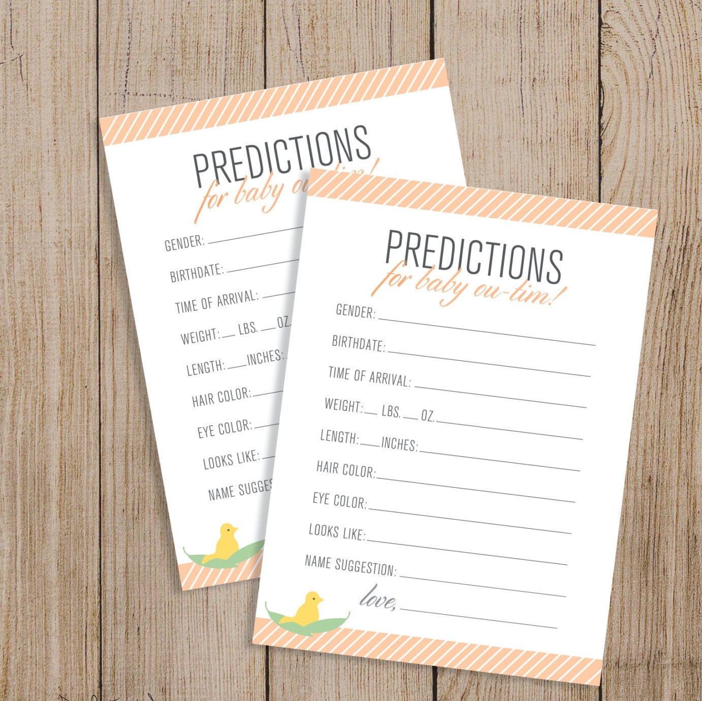 30 Cartes Prédictions Baby Shower - Jeu Devinettes Bébé, Souvenirs Et Conseils Futurs Parents