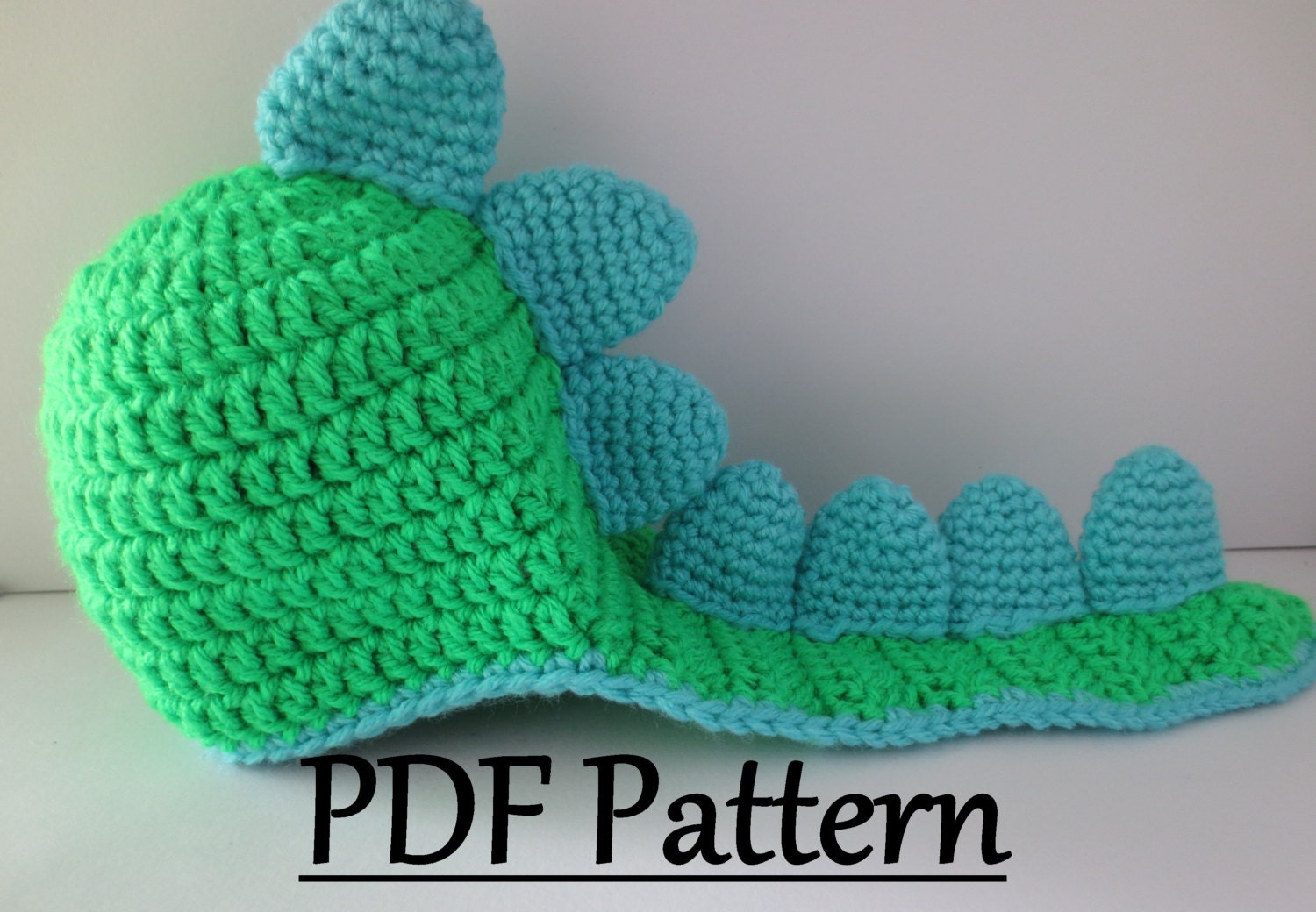 CROCHET PATTERN Dinosaur Hat Crochet Dino Hat Pattern