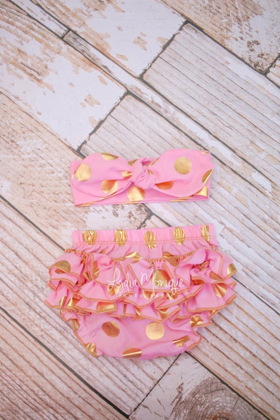 Baby bloomers SET baby girl bloomers baby by GigglesandWigglesBtq