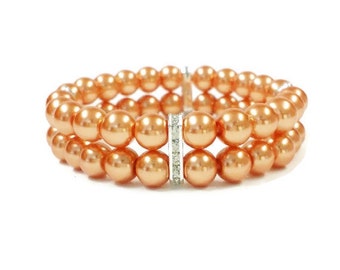 bridal pearl bracelet shower jewelry