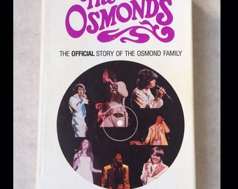 THE OSMONDS Osmond Brothers BOOK Donny & Marie 1978 ed. hardback biography