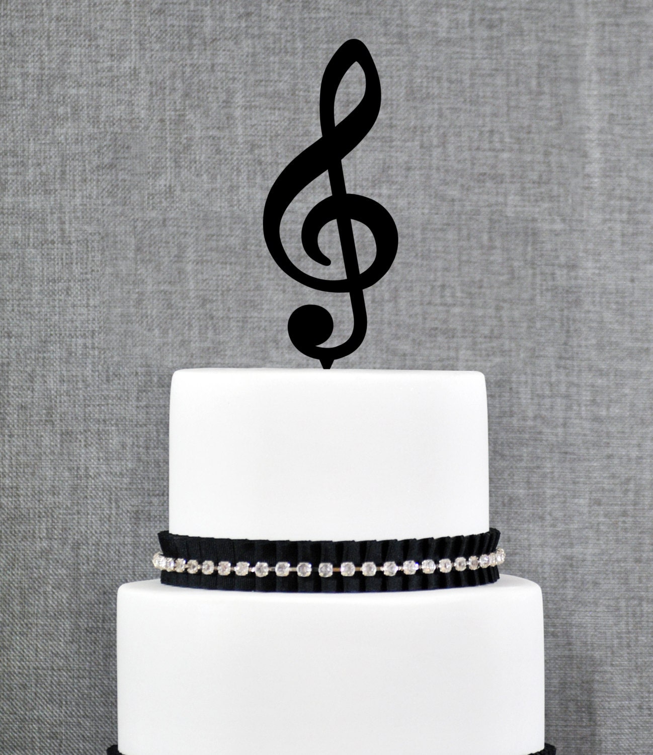 Music Note Wedding Cake Topper Music Cake Topper Music