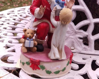 SALE Gorgeous Schmid Musical Santa Figurine