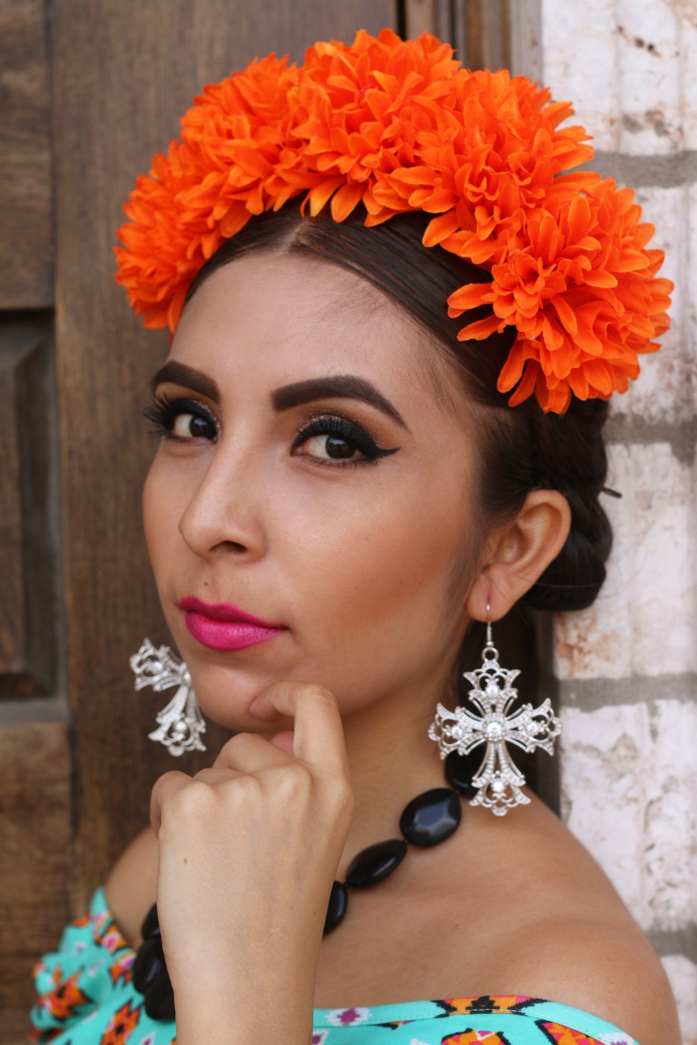 marigold-orange-flower-crown-headband-headpiece-bridal