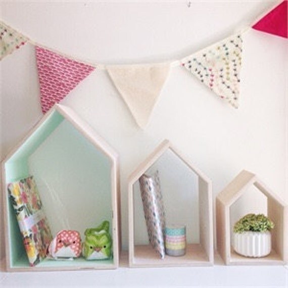 House shaped shelf. Small Medium & Large Houses.